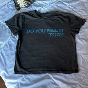 Billie eilish official merch hit me hard and soft crop top